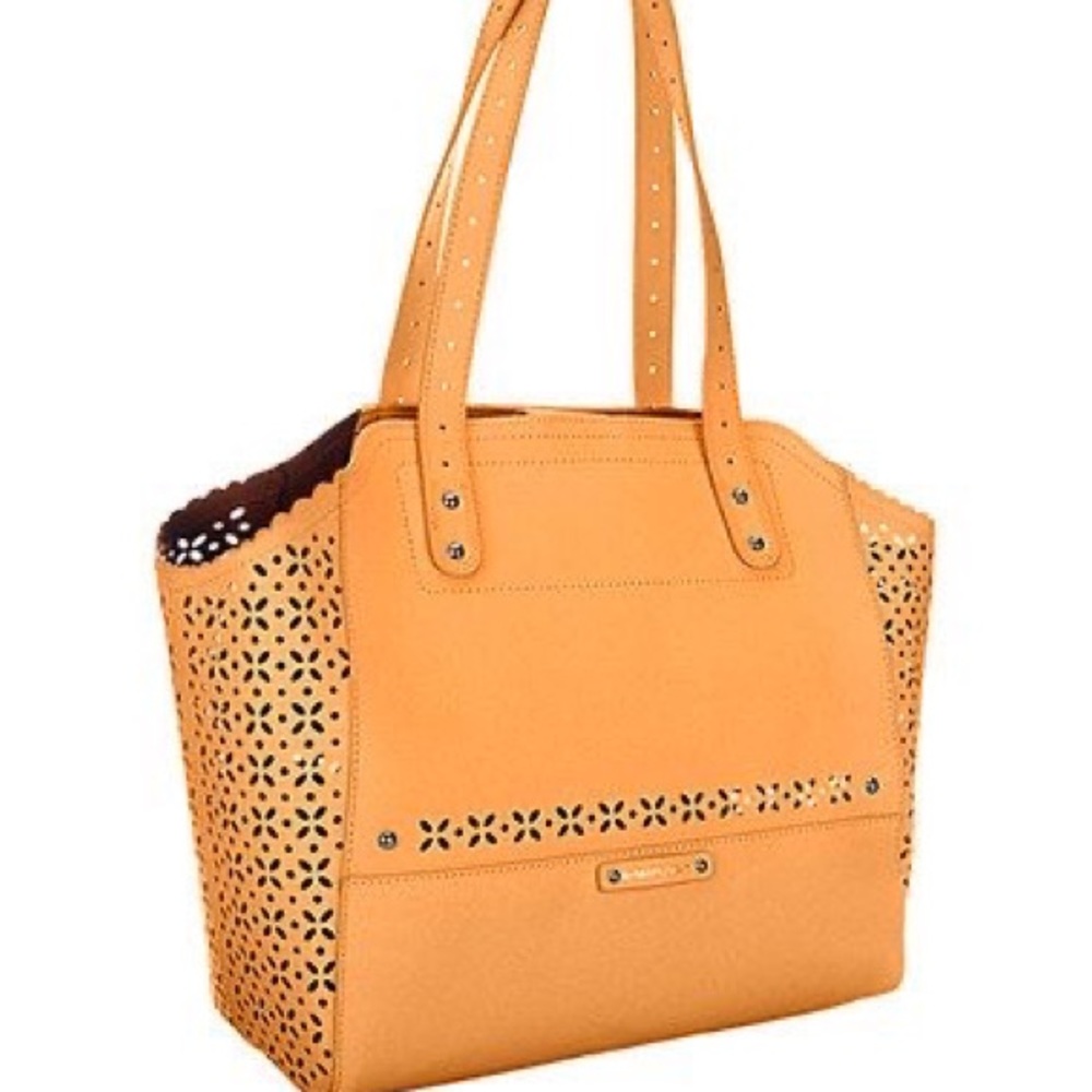 NWT B. MAKOWSKY MINI TESSA SAFFIANO LEATHER BAG